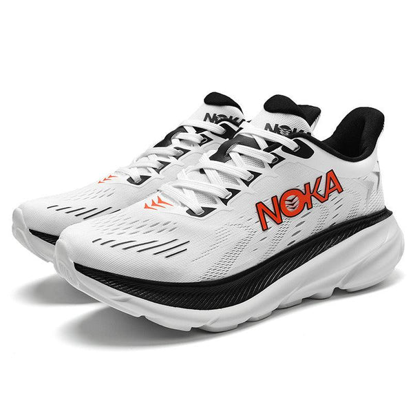 Men's fashion shoes breathable mesh thick-soled running shoes marathon outdoor running shoes