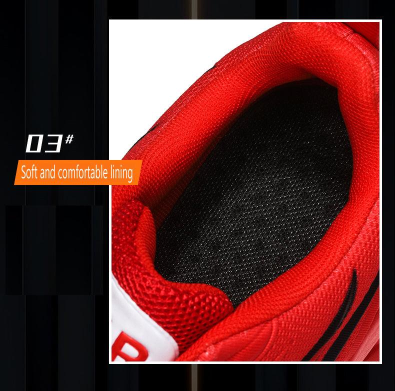 Men's Flame Printed Sneakers Flying Weave Sports Comfortable Running Outdoor Men Athletic Shoes Breathable Casual Sports High Quality Sport Design Sneaker
