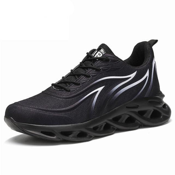 Men's Flame Printed Sneakers Flying Weave Sports Comfortable Running Outdoor Men Athletic Shoes Breathable Casual Sports High Quality Sport Design Sneaker