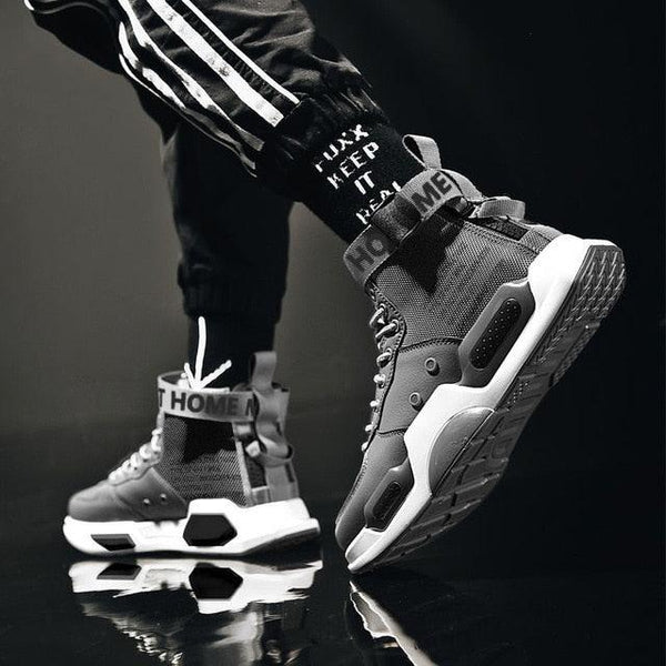 Men's High Quality Top Fashion Leather Sneakers Trend Comfortable Man Casual Shoes Outdoor Non-slip Breathable Mens Basketball Luxury Fashion Running Sneakers