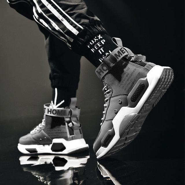 Men's High Quality Top Fashion Leather Sneakers Trend Comfortable Man Casual Shoes Outdoor Non-slip Breathable Mens Basketball Luxury Fashion Running Sneakers