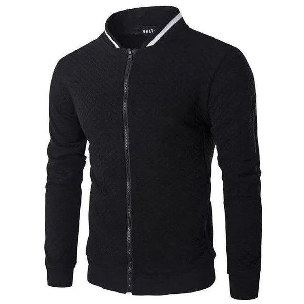 Men's Jacket Casual Sportswear Jogger Running Fitness Jacket for Men Solid Warm Bomber Jacket Unique Design Sports Jacket Classic Up Jacket For Men