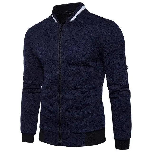 Men's Jacket Casual Sportswear Jogger Running Fitness Jacket for Men Solid Warm Bomber Jacket Unique Design Sports Jacket Classic Up Jacket For Men