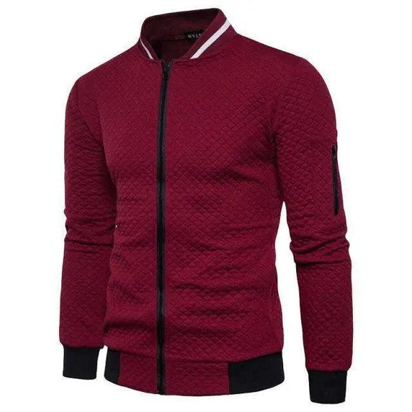Men's Jacket Casual Sportswear Jogger Running Fitness Jacket for Men Solid Warm Bomber Jacket Unique Design Sports Jacket Classic Up Jacket For Men