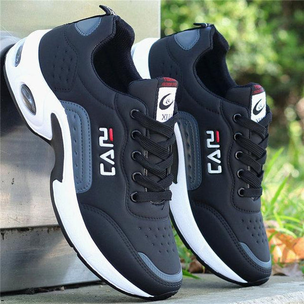 Men's  Leather Autumn Shoes Casual Sneakers Tennis Fashion White Trainers Sneakers Casual Leather Fashion Sneakers Breathable Sports Running Sneakers