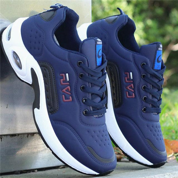 Men's  Leather Autumn Shoes Casual Sneakers Tennis Fashion White Trainers Sneakers Casual Leather Fashion Sneakers Breathable Sports Running Sneakers