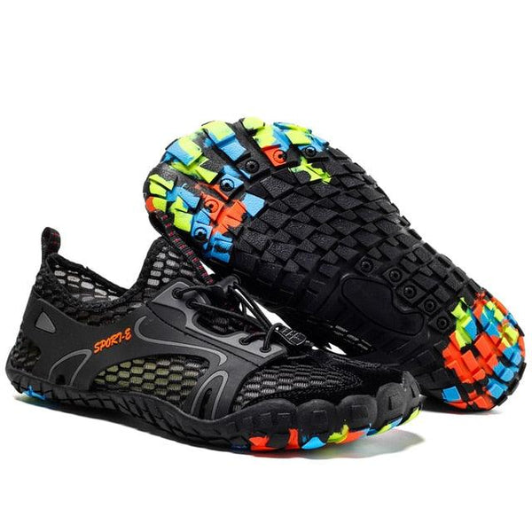 Men's Non-Slip Hiking Climbing Water Sports Shoes Beach Barefoot Surfing Shoes Outdoor River Upstream Quick Dry Barefoot Beach Sneakers Swim Boating Fishing Yoga Gym