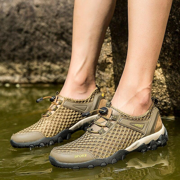 Men's Non-Slip Hiking Climbing Water Sports Shoes Beach Barefoot Surfing Shoes Outdoor River Upstream Quick Dry Barefoot Beach Sneakers Swim Boating Fishing Yoga Gym