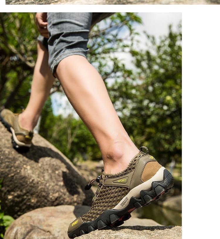 Men's Non-Slip Hiking Climbing Water Sports Shoes Beach Barefoot Surfing Shoes Outdoor River Upstream Quick Dry Barefoot Beach Sneakers Swim Boating Fishing Yoga Gym