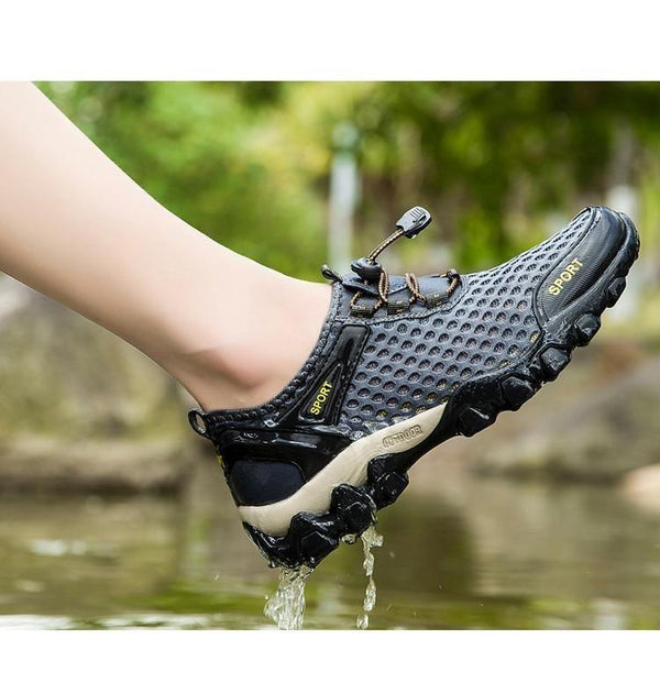 Men's Non-Slip Hiking Climbing Water Sports Shoes Beach Barefoot Surfing Shoes Outdoor River Upstream Quick Dry Barefoot Beach Sneakers Swim Boating Fishing Yoga Gym