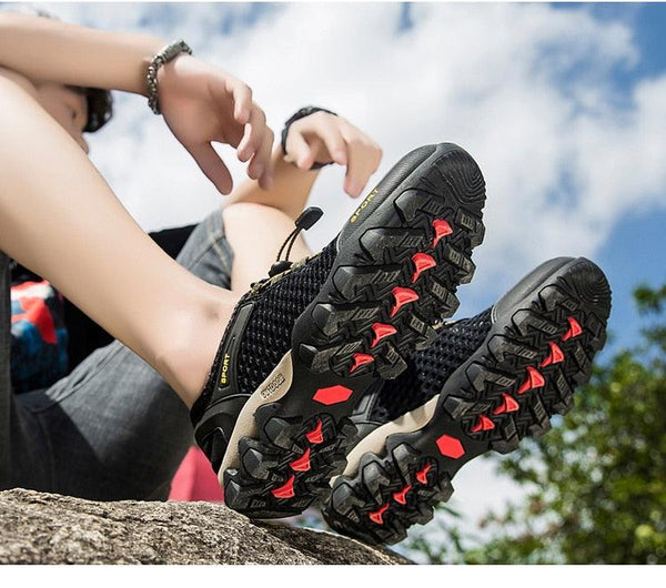 Men's Non-Slip Hiking Climbing Water Sports Shoes Beach Barefoot Surfing Shoes Outdoor River Upstream Quick Dry Barefoot Beach Sneakers Swim Boating Fishing Yoga Gym