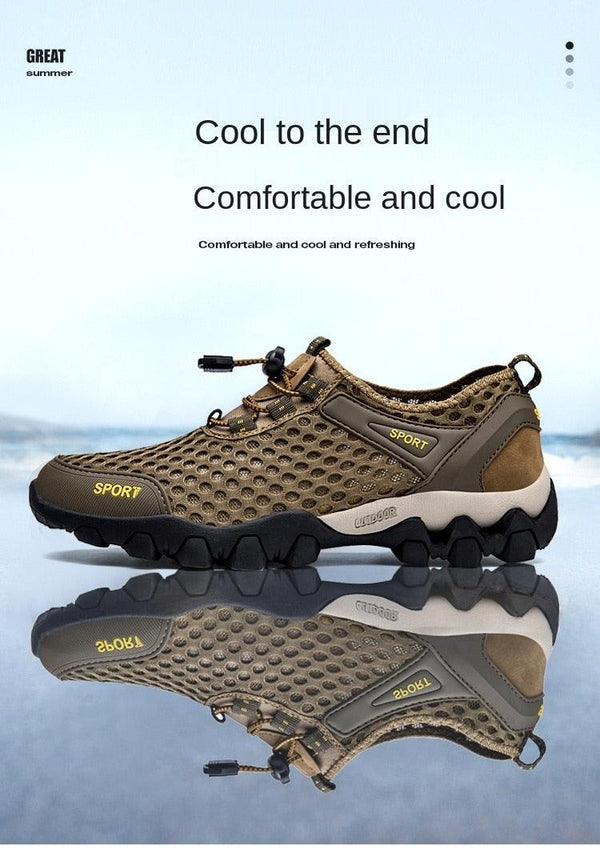 Men's Non-Slip Hiking Climbing Water Sports Shoes Beach Barefoot Surfing Shoes Outdoor River Upstream Quick Dry Barefoot Beach Sneakers Swim Boating Fishing Yoga Gym