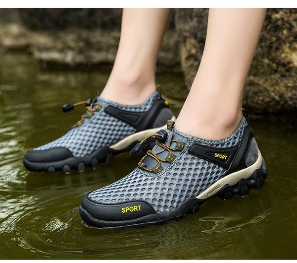 Men's Non-Slip Hiking Climbing Water Sports Shoes Beach Barefoot Surfing Shoes Outdoor River Upstream Quick Dry Barefoot Beach Sneakers Swim Boating Fishing Yoga Gym