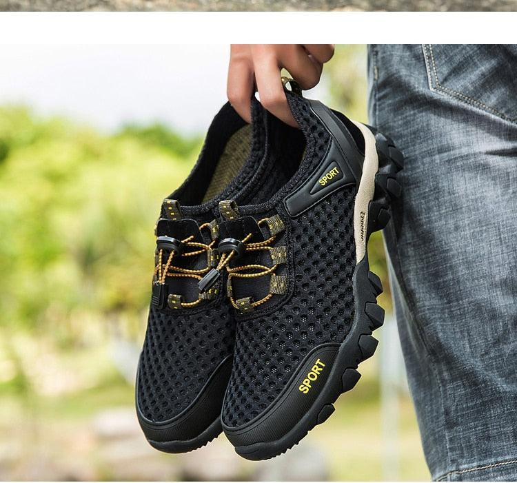 Men's Non-Slip Hiking Climbing Water Sports Shoes Beach Barefoot Surfing Shoes Outdoor River Upstream Quick Dry Barefoot Beach Sneakers Swim Boating Fishing Yoga Gym