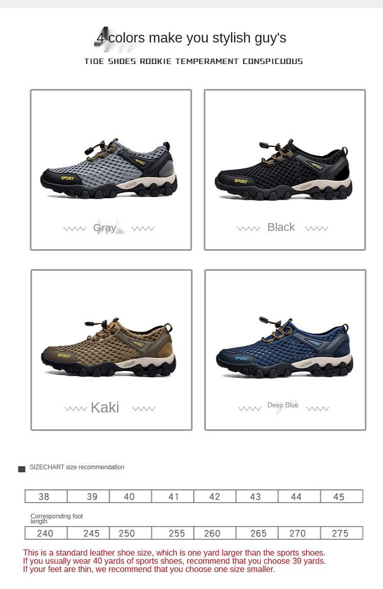 Men's Non-Slip Hiking Climbing Water Sports Shoes Beach Barefoot Surfing Shoes Outdoor River Upstream Quick Dry Barefoot Beach Sneakers Swim Boating Fishing Yoga Gym