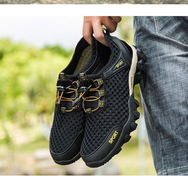 Men's Non-Slip Hiking Climbing Water Sports Shoes Beach Barefoot Surfing Shoes Outdoor River Upstream Quick Dry Barefoot Beach Sneakers Swim Boating Fishing Yoga Gym