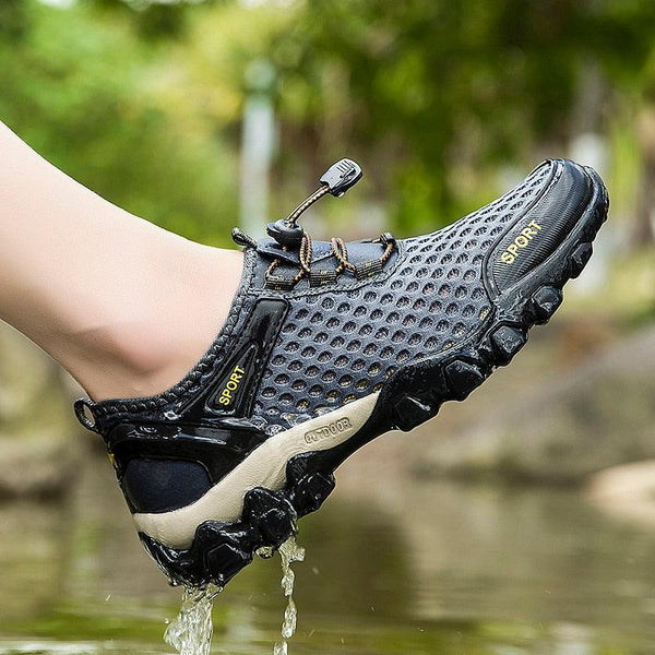 Men's Non-Slip Hiking Climbing Water Sports Shoes Beach Barefoot Surfing Shoes Outdoor River Upstream Quick Dry Barefoot Beach Sneakers Swim Boating Fishing Yoga Gym