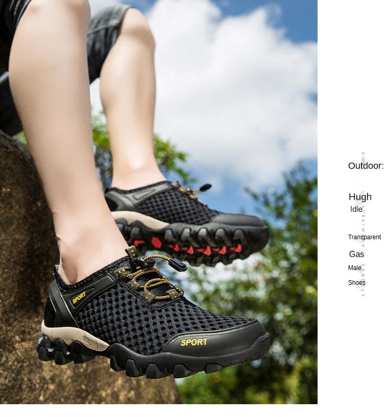 Men's Non-Slip Hiking Climbing Water Sports Shoes Beach Barefoot Surfing Shoes Outdoor River Upstream Quick Dry Barefoot Beach Sneakers Swim Boating Fishing Yoga Gym