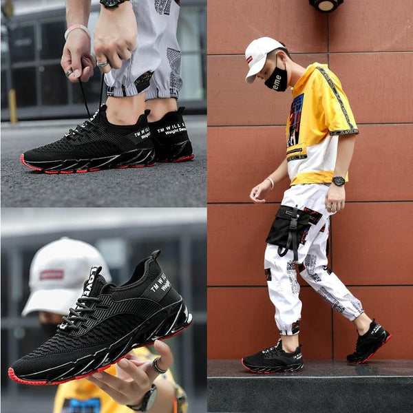 Men's Running Sneakers Non-Slip Lightweight Comfortable Air Sports Men Walking Sport Running Athletic Non Slip Fashion Breathable Luxury Modern Outdoor Sneakers