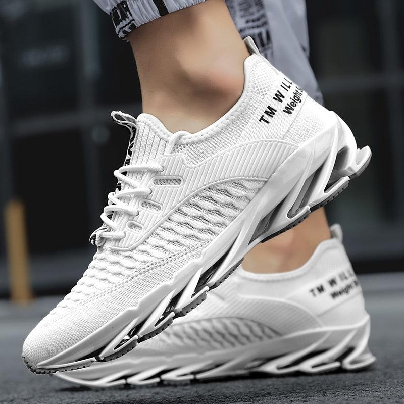 Men's Running Sneakers Non-Slip Lightweight Comfortable Air Sports Men Walking Sport Running Athletic Non Slip Fashion Breathable Luxury Modern Outdoor Sneakers