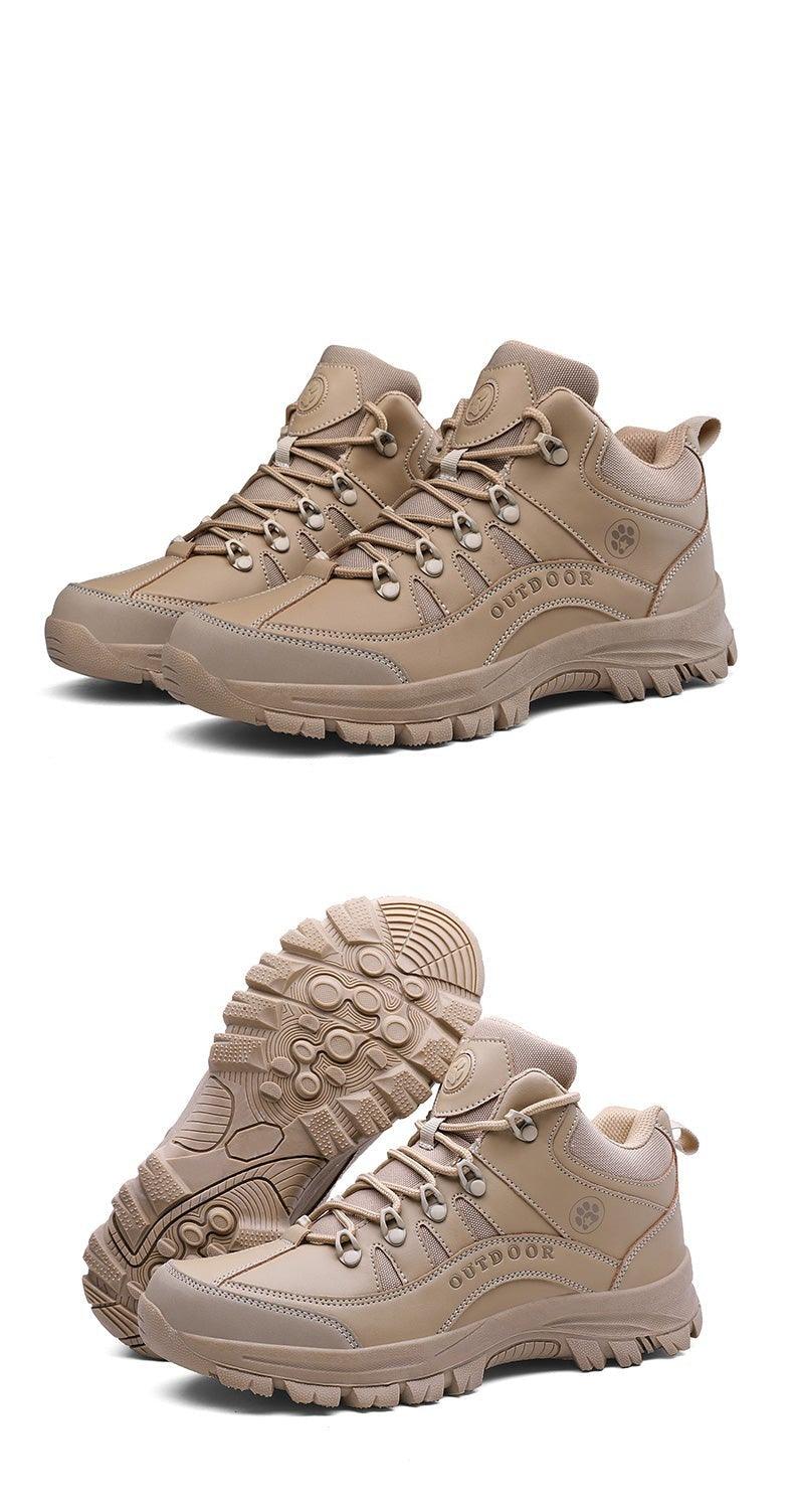 Men's Shoes Sports Outdoor Hiking Shoes Training Men's Boots Waterproof Outdoor Snow Durable Boots Winter Tactical Workout Shoes For Camping Walking