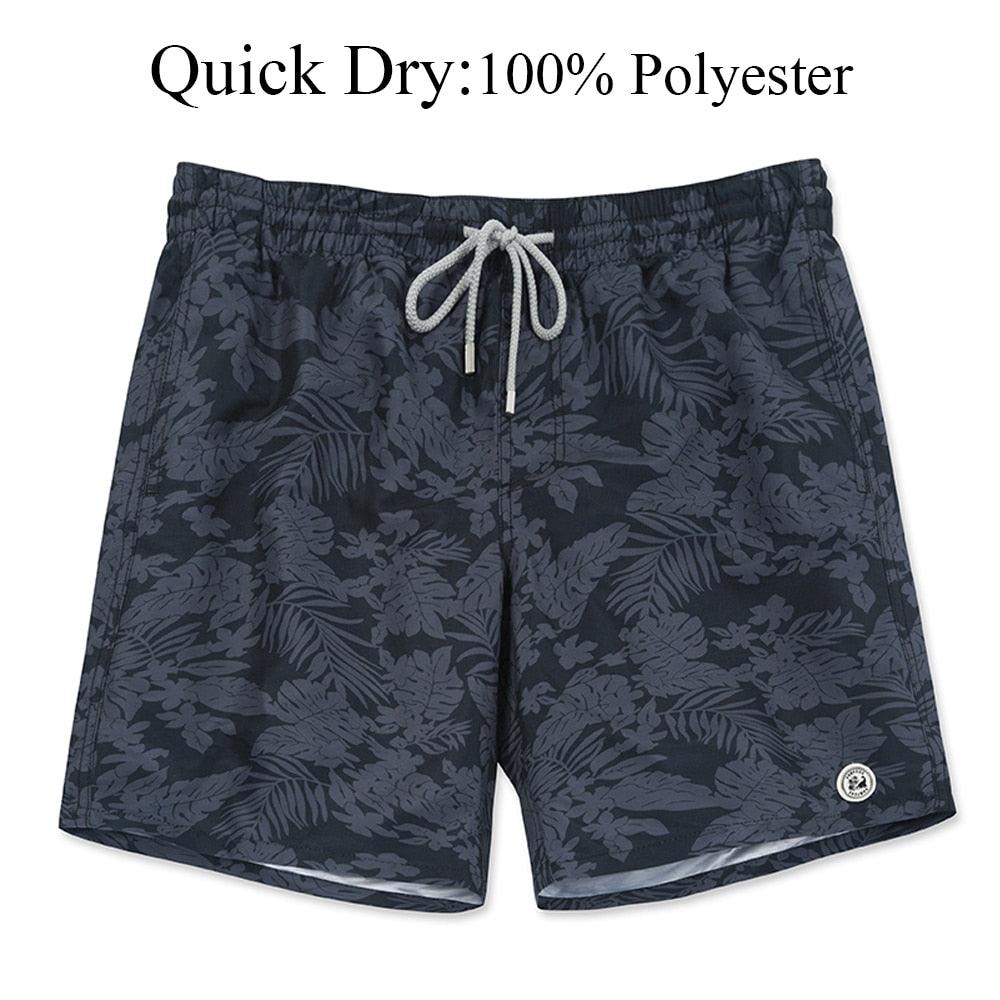 Men's Swim Shorts Quick Dry Beach Board Shorts with Mesh Lining New Summer Swimwear Surfing Swim Trunks for Men Men's Shorts Athletic Shorts Men's Spring and Summer Street Leisure Sports Drawstring Men's Short