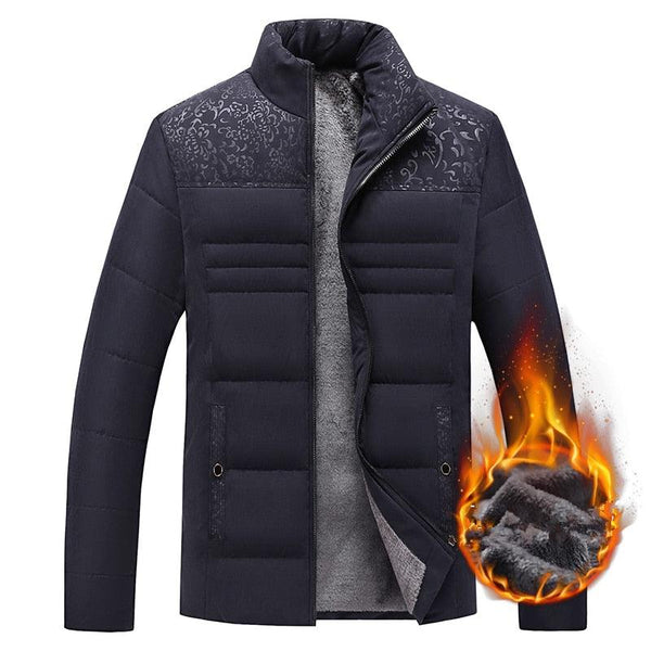 Men's Warm Winter Jacket Men's Casual Jacket Spring Autumn Fashion Jacket Comfortable Warm Thick Padded Jacket For Men Outdoor Adventure Jacket