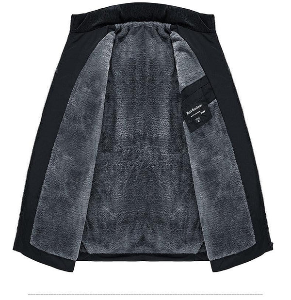 Men's Warm Winter Jacket Men's Casual Jacket Spring Autumn Fashion Jacket Comfortable Warm Thick Padded Jacket For Men Outdoor Adventure Jacket