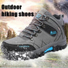Men's Winter Snow Boots Waterproof Leather Sports Super Warm Men's Boots Outdoor Hiking Boots Work Travel Shoes Trail Climbing Shoes Lace Up Anti-Slip Waterproof Working Outdoor Boots