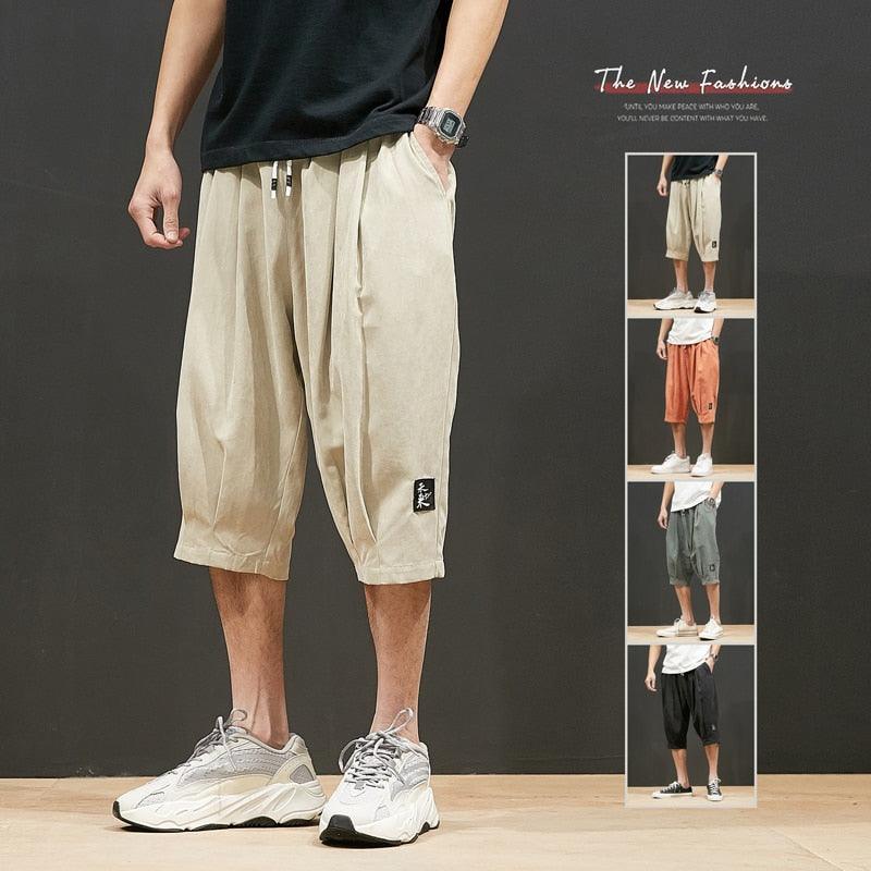 Men Summer Loose Casual Shorts Men Breathable Embroidery Straight Leg Motion Short Pants Plus Size Jogging Fitness Beach Shorts Striped Jogging Bottoms Summer Training Trousers with Pockets