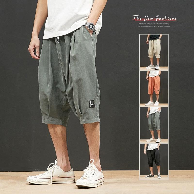 Men Summer Loose Casual Shorts Men Breathable Embroidery Straight Leg Motion Short Pants Plus Size Jogging Fitness Beach Shorts Striped Jogging Bottoms Summer Training Trousers with Pockets