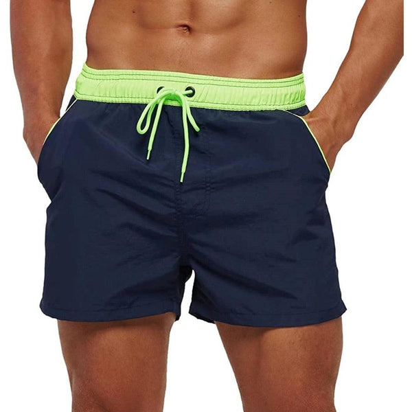 Men Swimwear Shorts Male Swimming Trunks Swimsuits Man Surf Beach Swim Sports Pants Board Mesh New Summer Men's Clothing  Beach Swimming Casual with Adjustable Elastic Cord