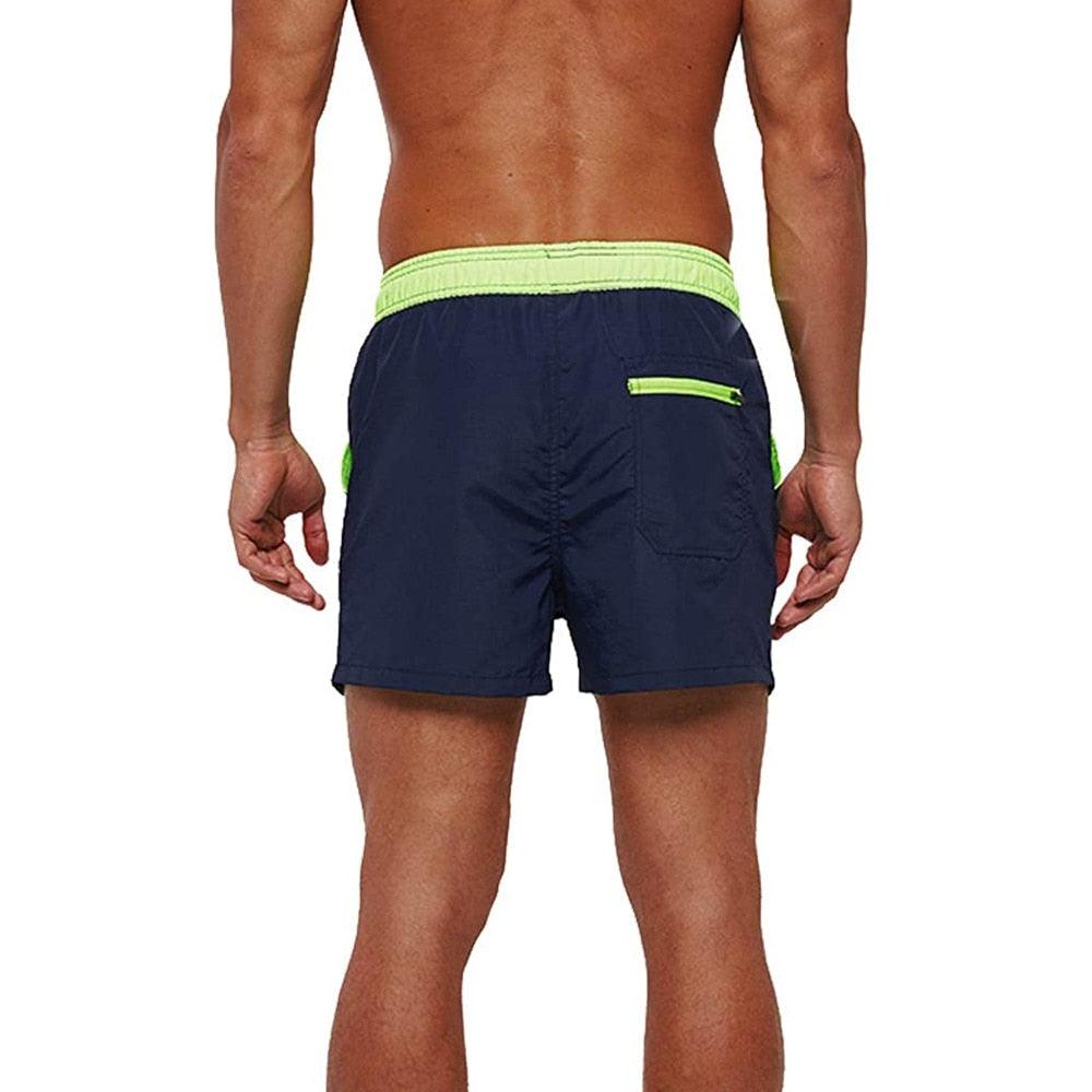 Men Swimwear Shorts Male Swimming Trunks Swimsuits Man Surf Beach Swim Sports Pants Board Mesh New Summer Men's Clothing  Beach Swimming Casual with Adjustable Elastic Cord
