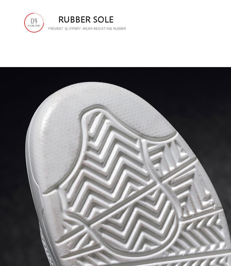 Men White Casual Leather Fashion Sneakers Breathable Sports Running Shoes Leather Running Sport Air Cushion Outdoor Training Sneakers High Quality Design