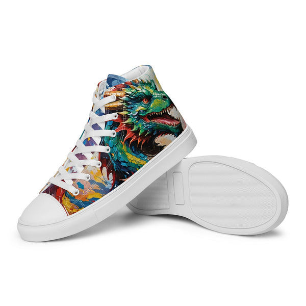 Acrylic Dragon Men’s High Top