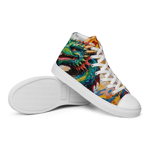 Acrylic Dragon Men’s High Top
