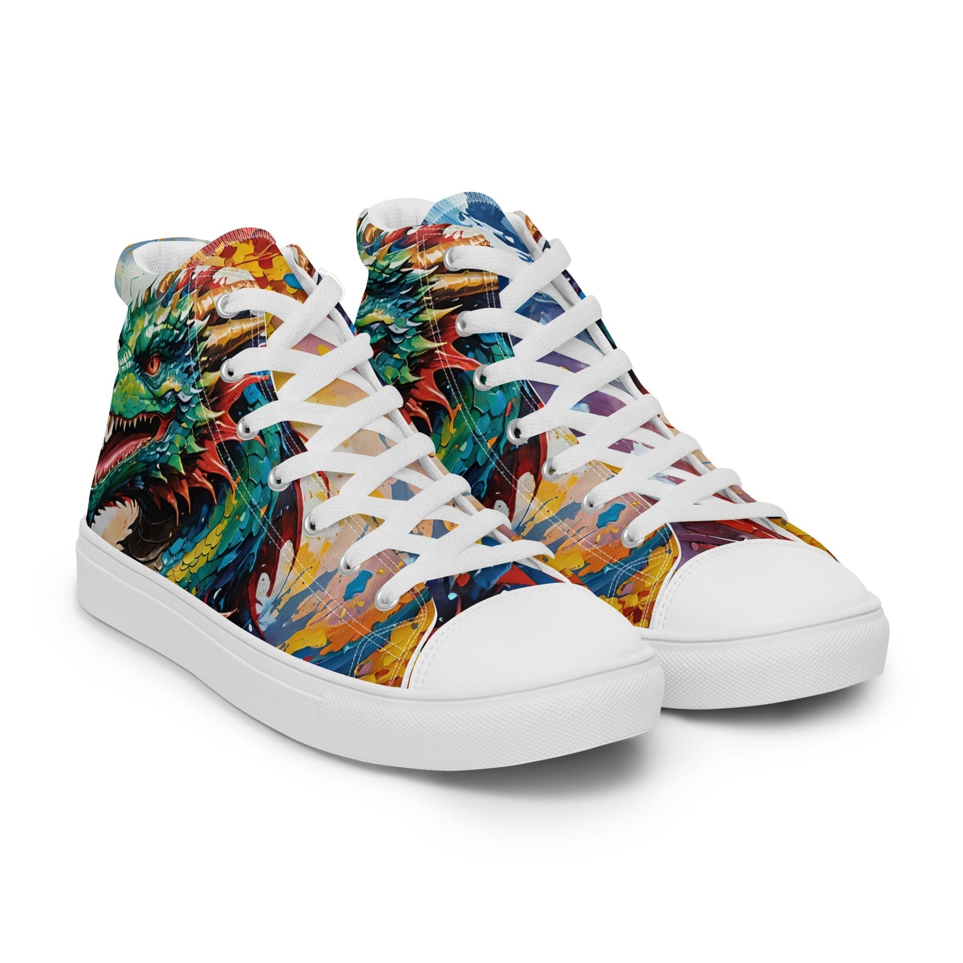 Acrylic Dragon Men’s High Top