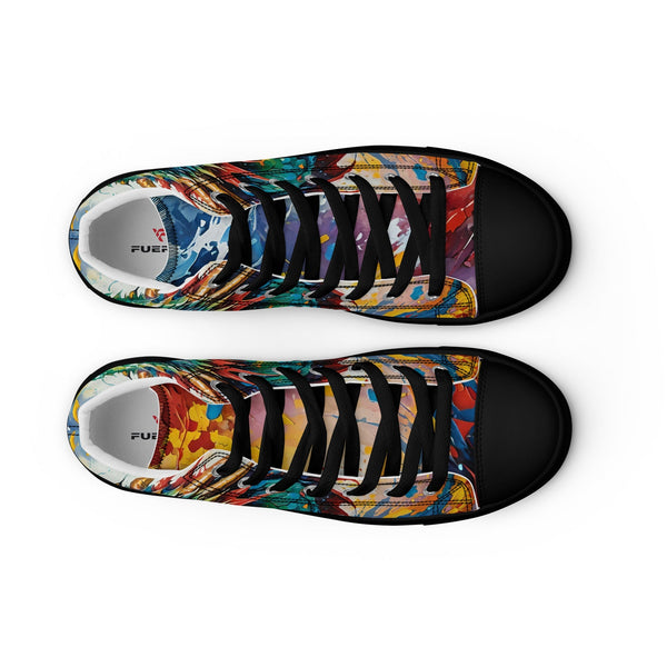 Acrylic Dragon Men’s High Top