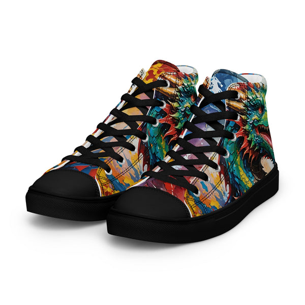 Acrylic Dragon Men’s High Top