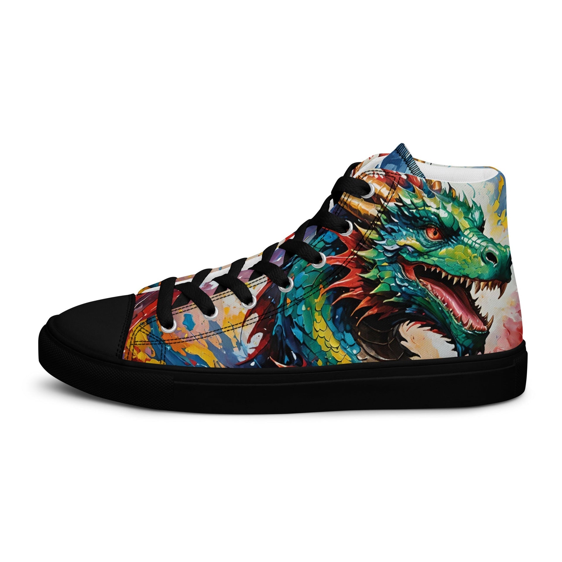 Acrylic Dragon Men’s High Top