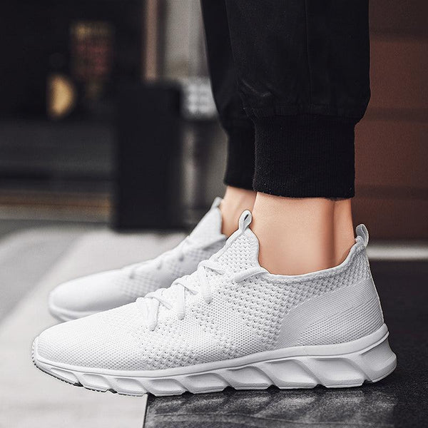 Mens Black Sneakers Casual Summer High Quality Mesh Sneakers Lightweight Breathable Mesh Sneakers Fashion Tennis Breathable Walking Gym Work Sneakers