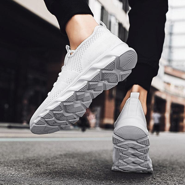 Mens Black Sneakers Casual Summer High Quality Mesh Sneakers Lightweight Breathable Mesh Sneakers Fashion Tennis Breathable Walking Gym Work Sneakers