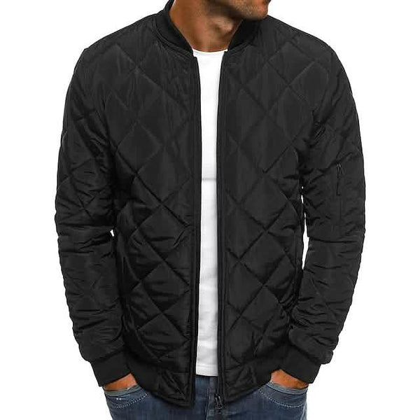 Men's Bomber Quilted Diamond Padded Jacket