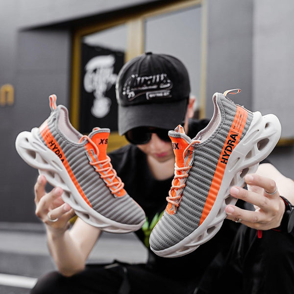 Mens Modern Sneakers Autumn Breathable Black Trendy Sneakers Men Walking Casual Light Sports Men's Running Sneakers Non Slip Athletic Tennis Sneakers