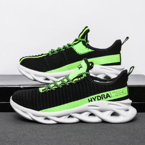 Mens Modern Sneakers Autumn Breathable Black Trendy Sneakers Men Walking Casual Light Sports Men's Running Sneakers Non Slip Athletic Tennis Sneakers