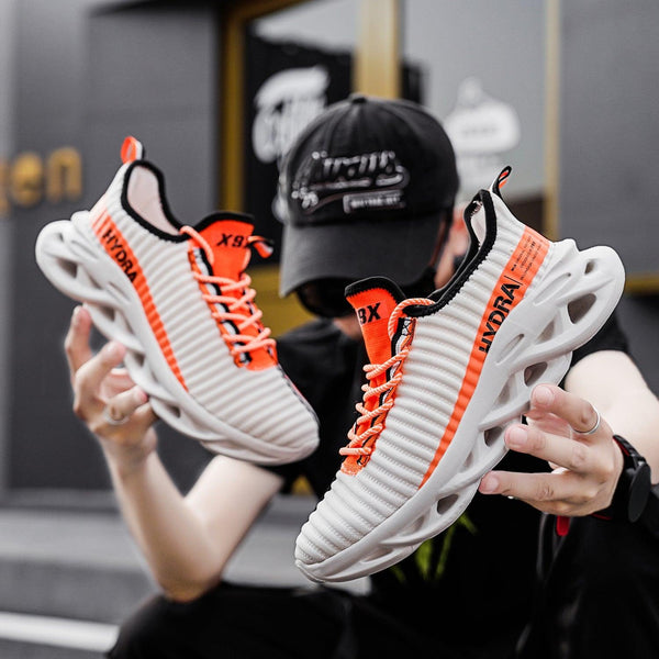 Mens Modern Sneakers Autumn Breathable Black Trendy Sneakers Men Walking Casual Light Sports Men's Running Sneakers Non Slip Athletic Tennis Sneakers