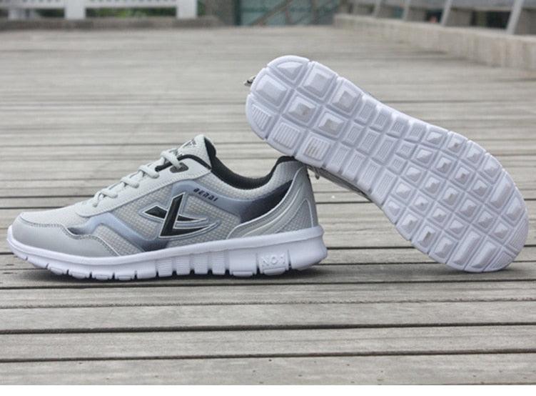 Mens Sport Running Sneakers Breathable Mesh Fashion Men Light Trainers Sneakers Mens Running Light Breathable Shoes Light Weight Running Sneakers