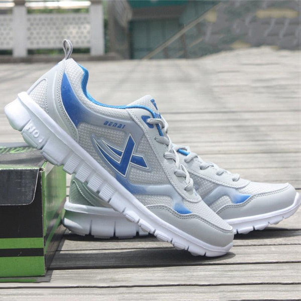 Mens Sport Running Sneakers Breathable Mesh Fashion Men Light Trainers Sneakers Mens Running Light Breathable Shoes Light Weight Running Sneakers