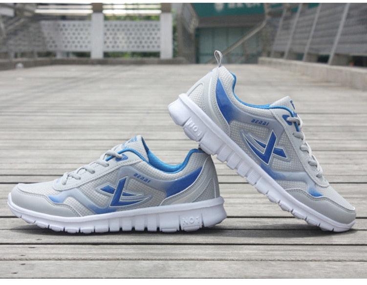 Mens Sport Running Sneakers Breathable Mesh Fashion Men Light Trainers Sneakers Mens Running Light Breathable Shoes Light Weight Running Sneakers