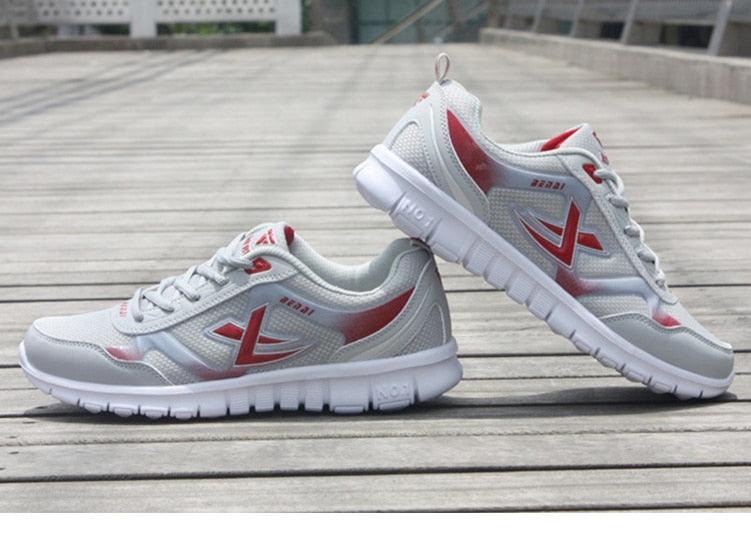 Mens Sport Running Sneakers Breathable Mesh Fashion Men Light Trainers Sneakers Mens Running Light Breathable Shoes Light Weight Running Sneakers